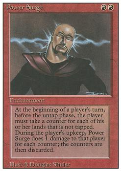 1994 Magic the Gathering Revised Edition #NNO Power Surge Front