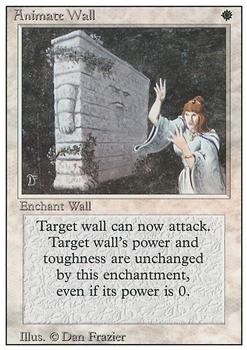 1994 Magic the Gathering Revised Edition #NNO Animate Wall Front