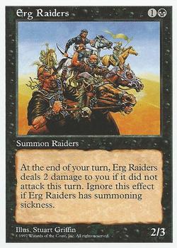 1997 Magic the Gathering 5th Edition #NNO Erg Raiders Front