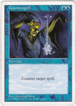 1997 Magic the Gathering 5th Edition #NNO Counterspell Front
