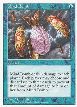 1997 Magic the Gathering 5th Edition #NNO Mind Bomb Front