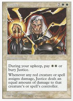1997 Magic the Gathering 5th Edition #NNO Justice Front