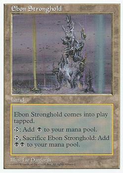 1997 Magic the Gathering 5th Edition #NNO Ebon Stronghold Front