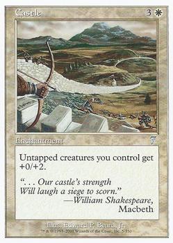 2001 Magic the Gathering 7th Edition #5 Castle Front