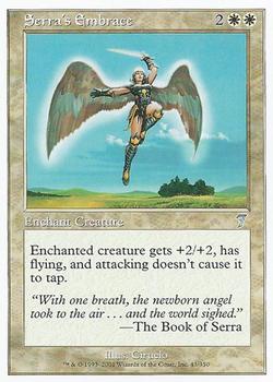 2001 Magic the Gathering 7th Edition #43 Serra's Embrace Front