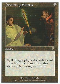2001 Magic the Gathering 7th Edition #293 Disrupting Scepter Front