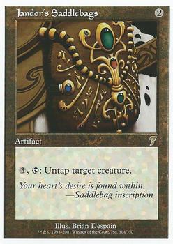 2001 Magic the Gathering 7th Edition #304 Jandor's Saddlebags Front
