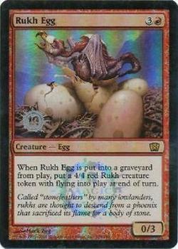 2003 Magic the Gathering 8th Edition #216 Rukh Egg Front