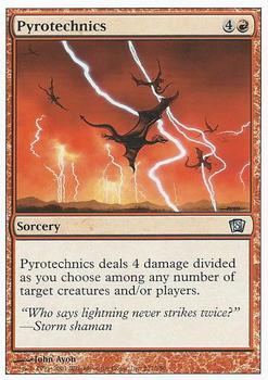 2003 Magic the Gathering 8th Edition #211 Pyrotechnics Front