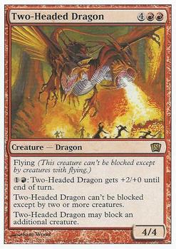 2003 Magic the Gathering 8th Edition #229 Two-Headed Dragon Front