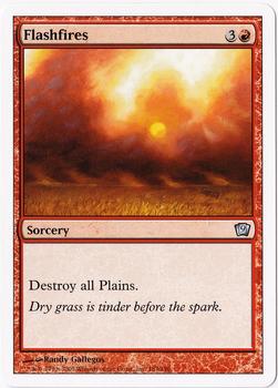 2005 Magic the Gathering 9th Edition #183 Flashfires Front