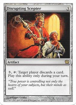 2005 Magic the Gathering 9th Edition #295 Disrupting Scepter Front