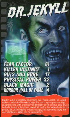 2005 Top Trumps Specials Horror #NNO Dr. Jekyll Front