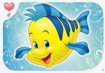 2013 Topps Disney Princess Trading Card Game #4 Flounder Front