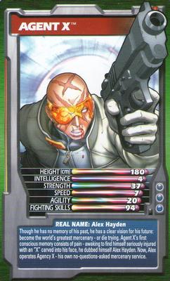 2003 Top Trumps Marvel Comic Heroes 2 #NNO Agent X Front