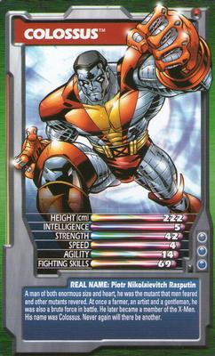 2003 Top Trumps Marvel Comic Heroes 2 #NNO Colossus Front