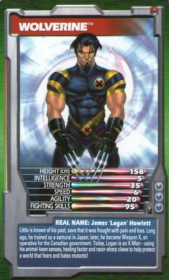 2003 Top Trumps Marvel Comic Heroes 2 #NNO Wolverine Front