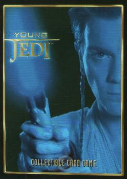 2000 Decipher Young Jedi: Enhanced Menace of Darth Maul #P1 Qui-Gon Jinn Back