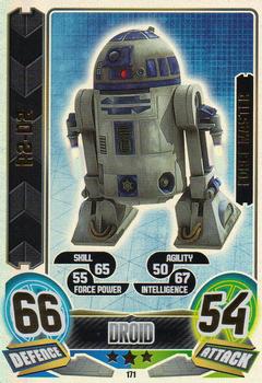 2014 Topps Star Wars Force Attax Series 5 #171 R2-D2 Front