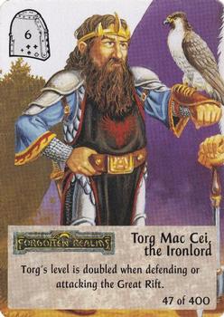 1994 TSR Spellfire Master the Magic #47 Torg Mac Cei, the Ironlord Front