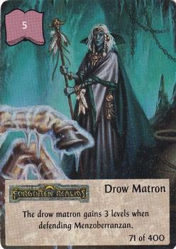 1994 TSR Spellfire Master the Magic #71 Drow Matron Front