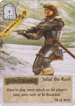 1994 TSR Spellfire Master the Magic #78 Joliet the Rash Front