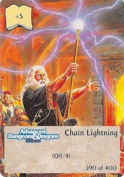 1994 TSR Spellfire Master the Magic #390 Chain Lightning Front