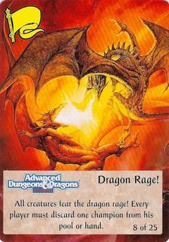 1994 TSR Spellfire Master the Magic - Chase #8 Dragon Rage Front