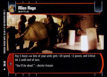 2003 Wizards of the Coast Star Wars Battle of Yavin #36 Alien Rage Front