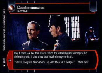 2003 Wizards of the Coast Star Wars Battle of Yavin #40 Countermeasures Front