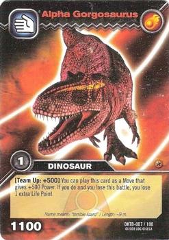 2008 Upper Deck Dinosaur King Series 2: Colossal Team Battle #7 Alpha Gorgosaurus Front