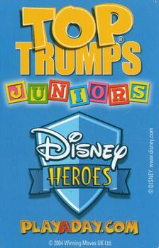 2004 Top Trumps Juniors Disney Heroes #NNO Aladdin Back