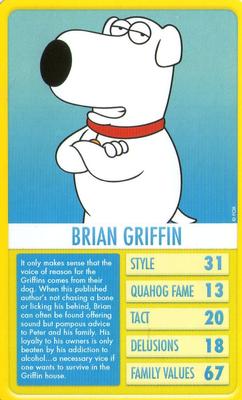 2014 Top Trumps Family Guy #NNO Brian Griffin Front