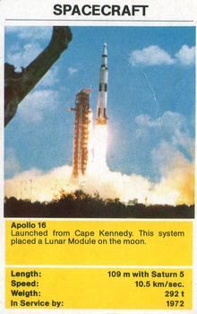 1982 Top Trumps Spacecraft #NNO Apollo 16 Front