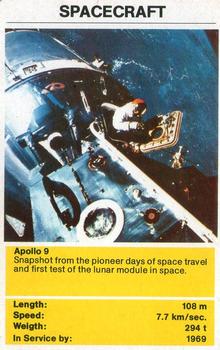 1982 Top Trumps Spacecraft #NNO Apollo 9 Front