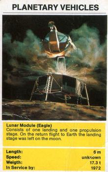 1982 Top Trumps Spacecraft #NNO Lunar Module (Eagle) Front