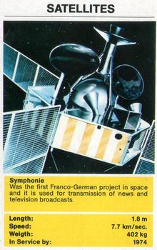 1982 Top Trumps Spacecraft #NNO Symphonie Front