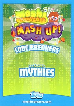 2012 Topps Moshi Monsters Mash Up Code Breakers #NNO Mirror Foil Shambles Back