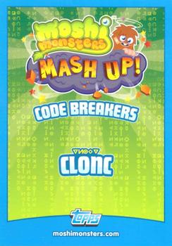 2012 Topps Moshi Monsters Mash Up Code Breakers #67 Sweet Tooth Back