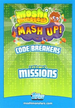 2012 Topps Moshi Monsters Mash Up Code Breakers #86 Hubbs Back