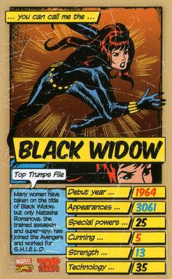 2014 Top Trumps Marvel Who Is The Mightiest? #NNO Black Widow Front