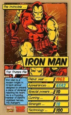 2014 Top Trumps Marvel Who Is The Mightiest? #NNO Iron Man Front