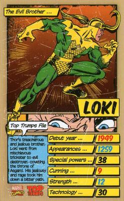 2014 Top Trumps Marvel Who Is The Mightiest? #NNO Loki Front