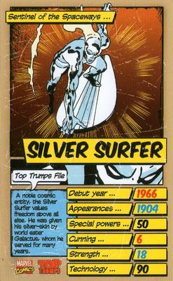 2014 Top Trumps Marvel Who Is The Mightiest? #NNO Silver Surfer Front