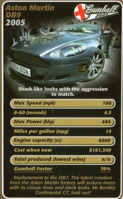 2005 Top Trumps Supercars 2 #NNO Aston Martin DB9 Front