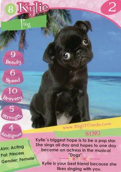 1995 Digit Cards Happy Puppy #8 Kylie Front