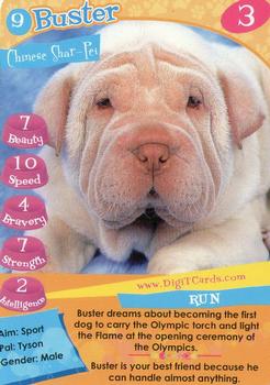 1995 Digit Cards Happy Puppy #9 Buster Front