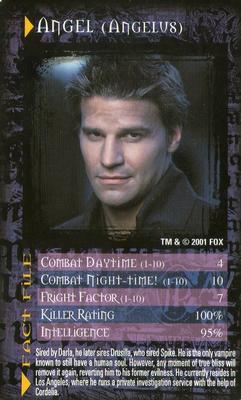 2001 Top Trumps Buffy The Vampire Slayer #NNO Angel (Angelus) Front