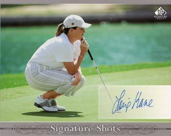 2005 SP Signature Golf - SP Signature Shots 8 x 10 #LK Lorie Kane Front