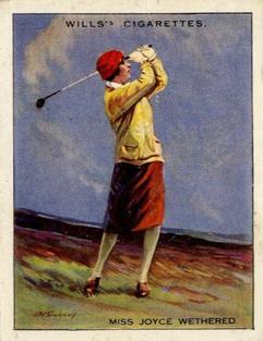 1930 Wills's Famous Golfers #23 Joyce Wethered Front
